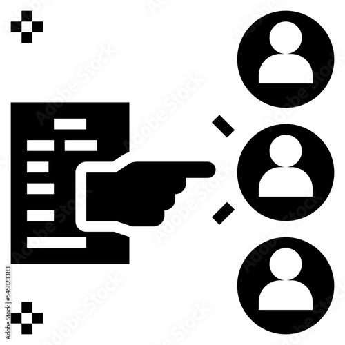 designation glyph style icon