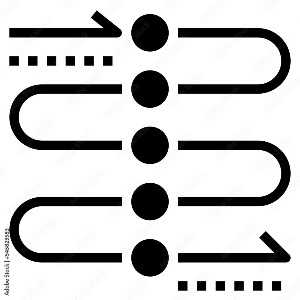 Fototapeta premium dynamic glyph style icon