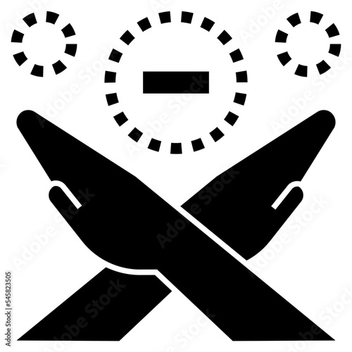 disturbance glyph style icon