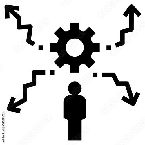 disturbance glyph style icon