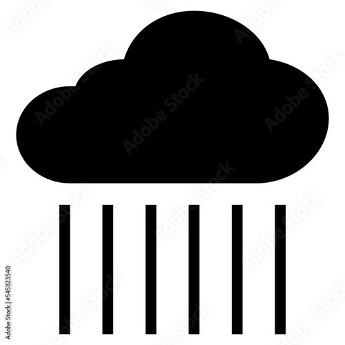 downpour glyph style icon