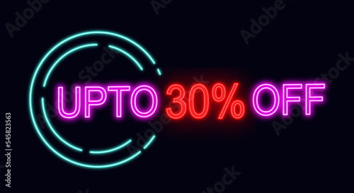Discount Lettering Neon Sign Text