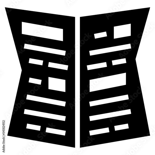 gazetted glyph style icon