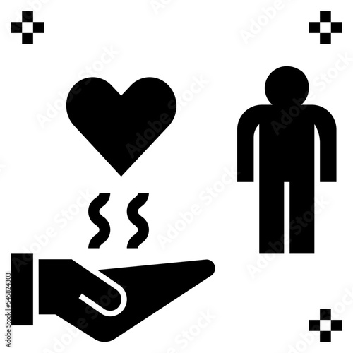goodwill glyph style icon