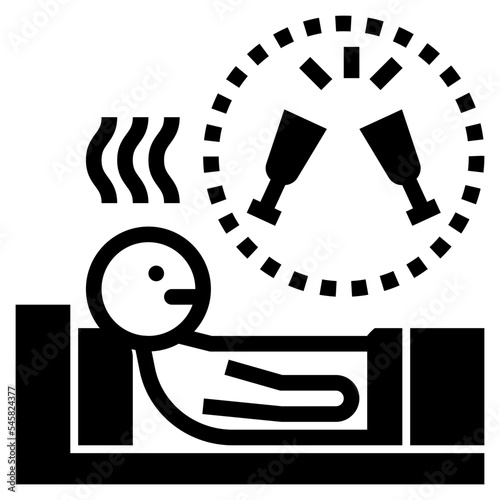 hangover glyph style icon
