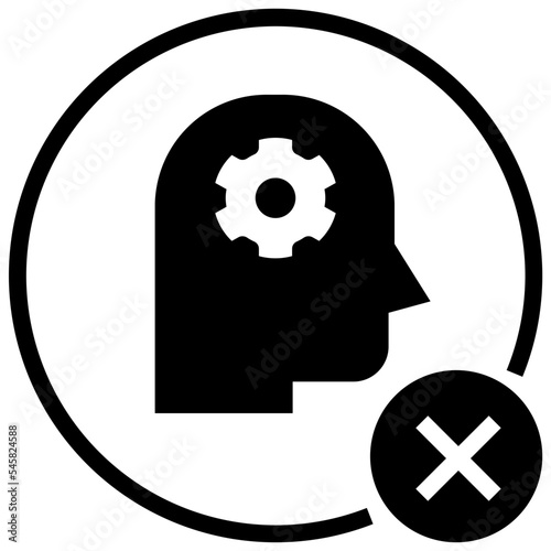inappropriate glyph style icon