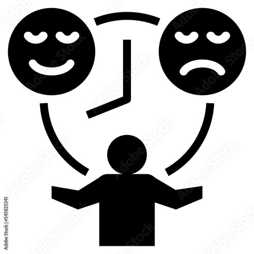 moody glyph style icon