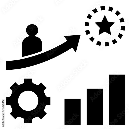 motivate glyph style icon