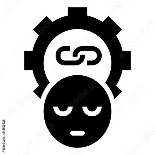 obsession glyph style icon