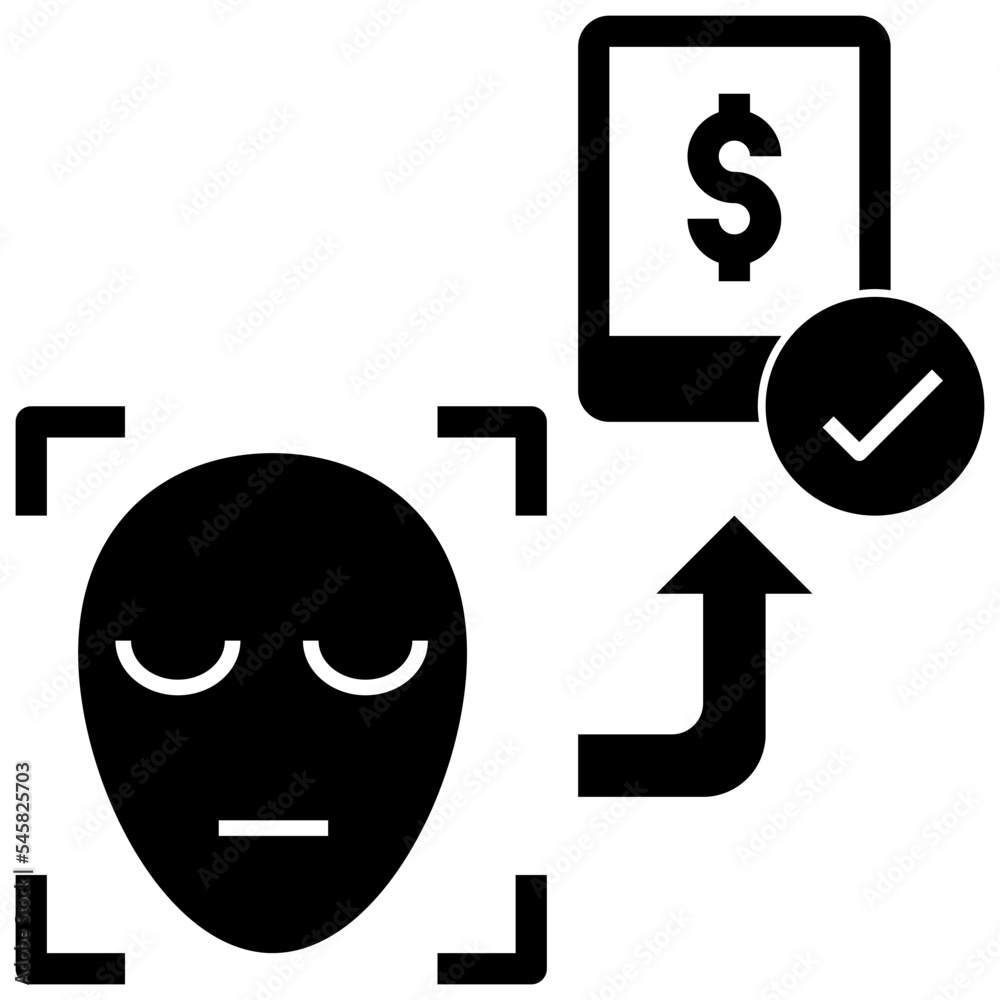 pay glyph style icon pay glyph style icon