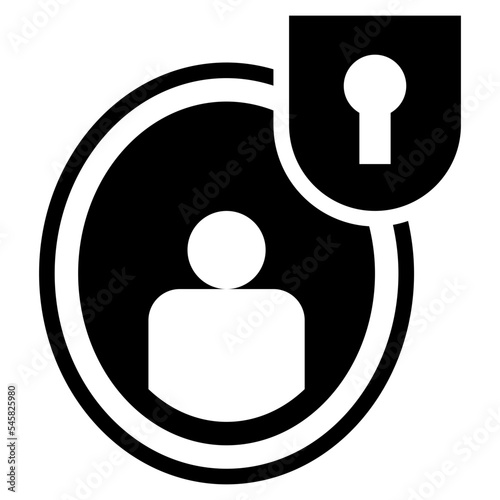 private glyph style icon