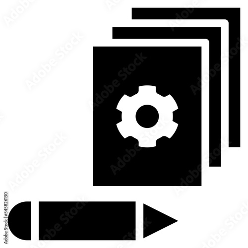 prototyping glyph style icon