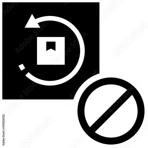 return glyph style icon
