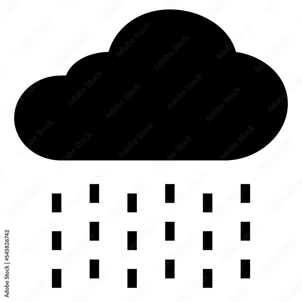 shower glyph style icon shower glyph style icon