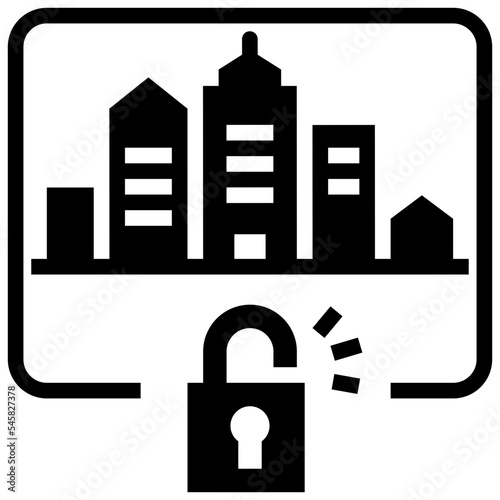 unlock glyph style icon