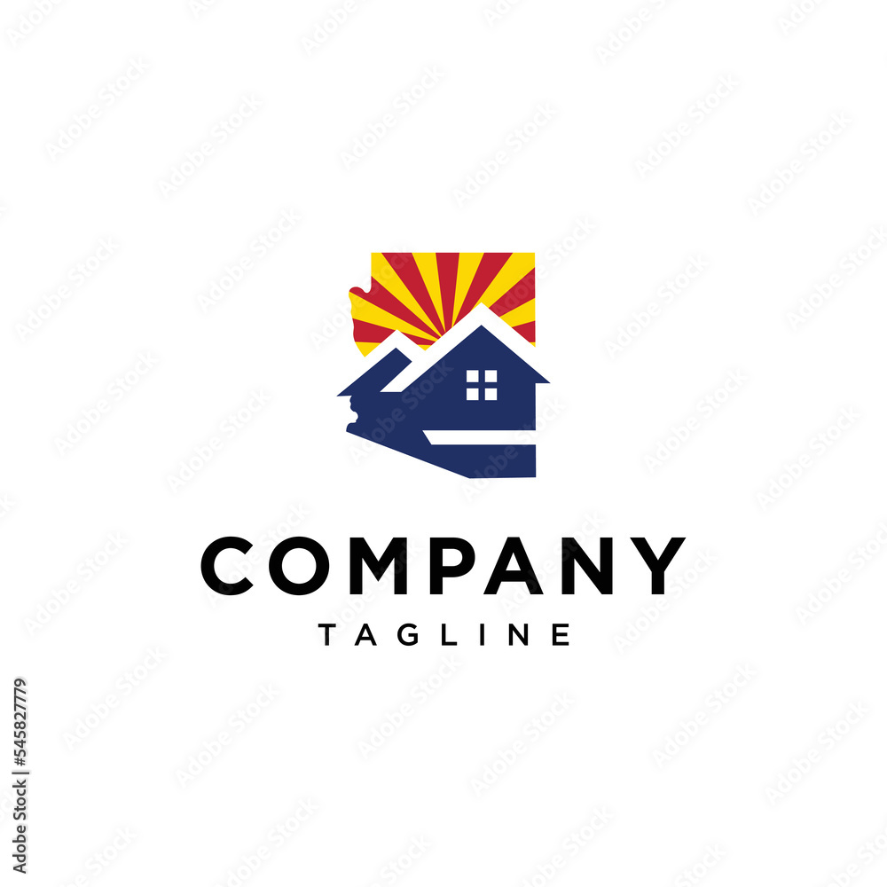 Arizona House logo vector template Arizona House logo vector template