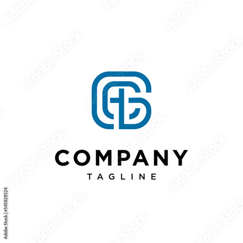 Letter  G crunch logo vector template