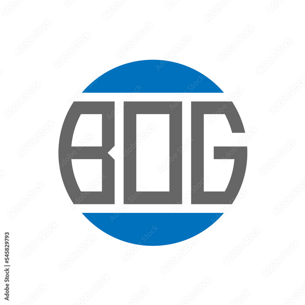 BOG letter logo design on white background. BOG creative initials circle logo concept. BOG letter design. BOG letter logo design on white background. BOG creative initials circle logo concept. BOG letter design.