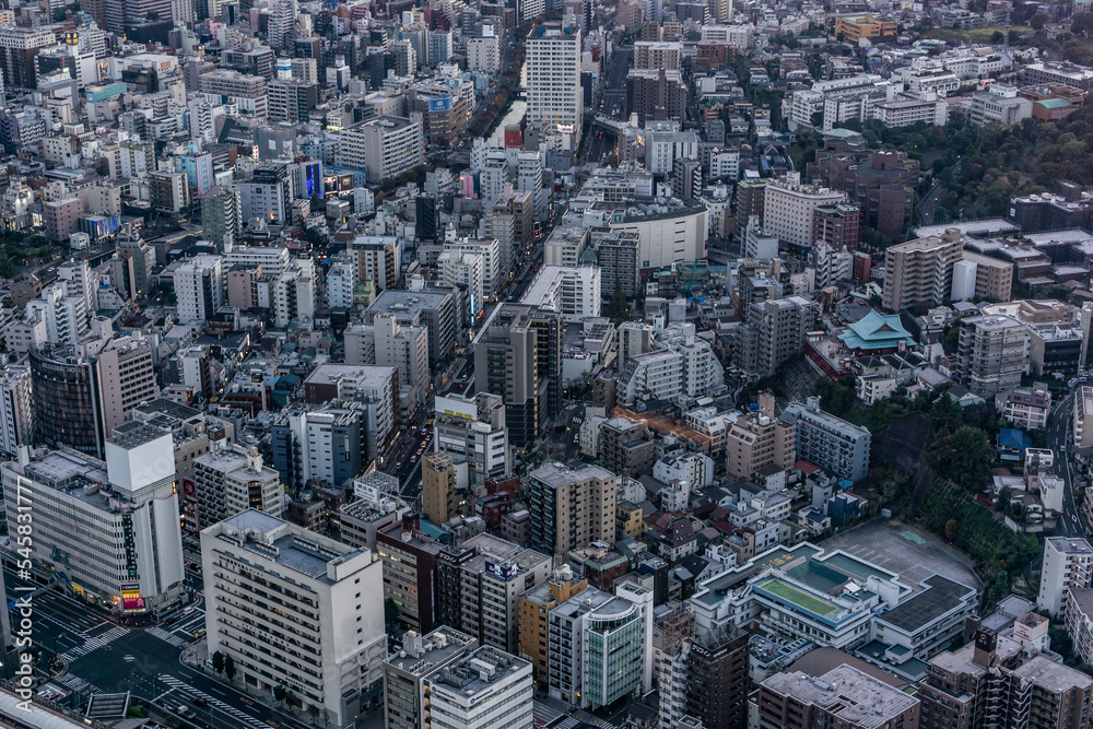 神奈川県横浜市みなとみらいの都市風景