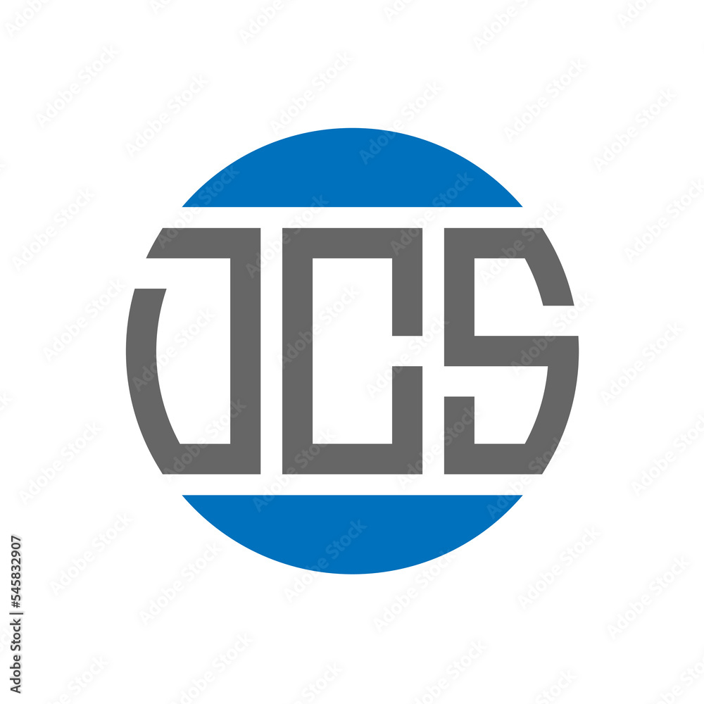 DCS letter logo design on white background. DCS creative initials circle logo concept. DCS letter design. DCS letter logo design on white background. DCS creative initials circle logo concept. DCS letter design.