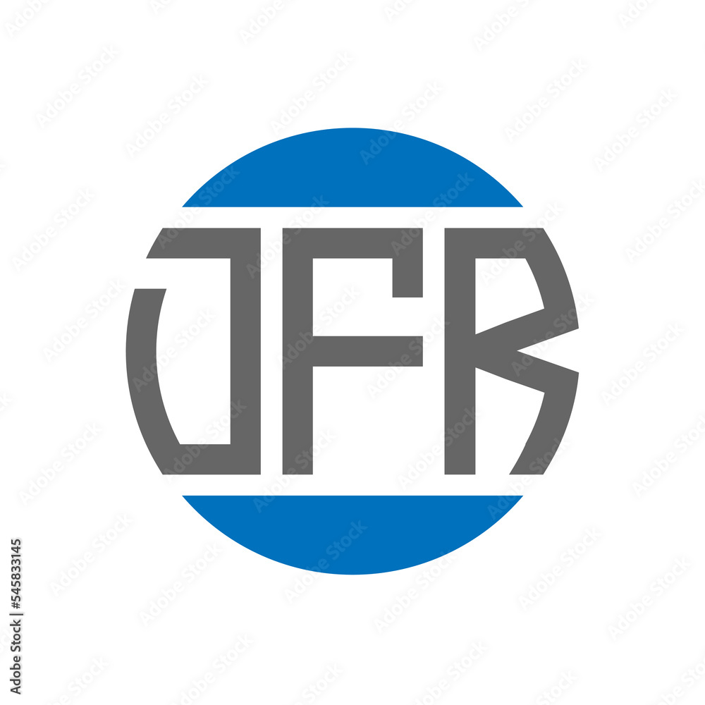 DFR letter logo design on white background. DFR creative initials circle logo concept. DFR letter design. DFR letter logo design on white background. DFR creative initials circle logo concept. DFR letter design.