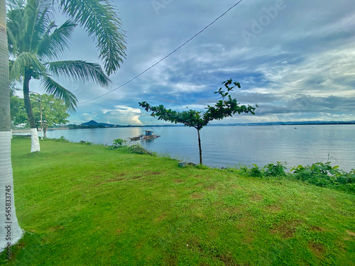 sea view nature sea ocean blue sky summer tropical Philippines photo