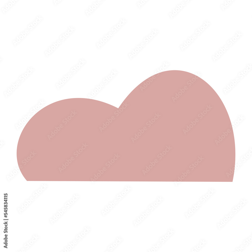 Cute cloud illustration in pastel color Cute cloud illustration in pastel color