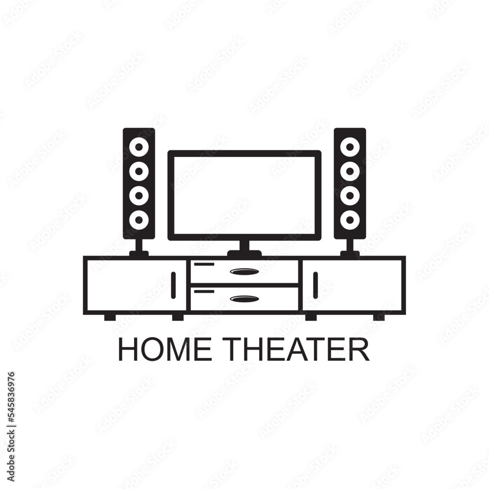 home theater icon , television icon home theater icon , television icon