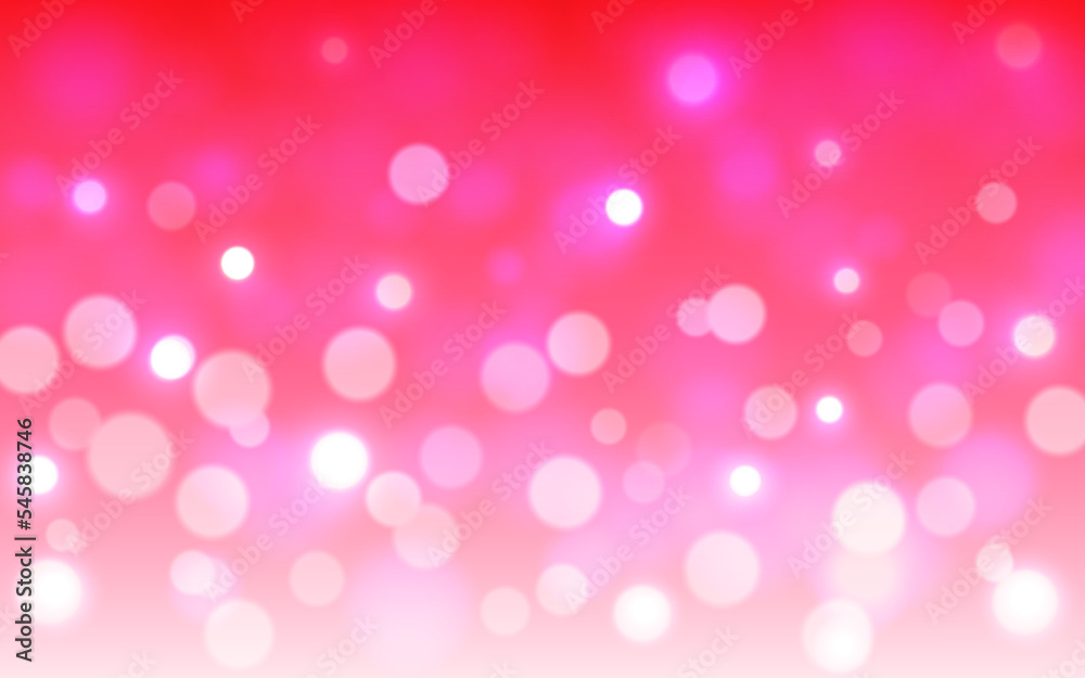Pink valentine bokeh soft light abstract background, Vector eps 10 illustration bokeh particles, Background decoration