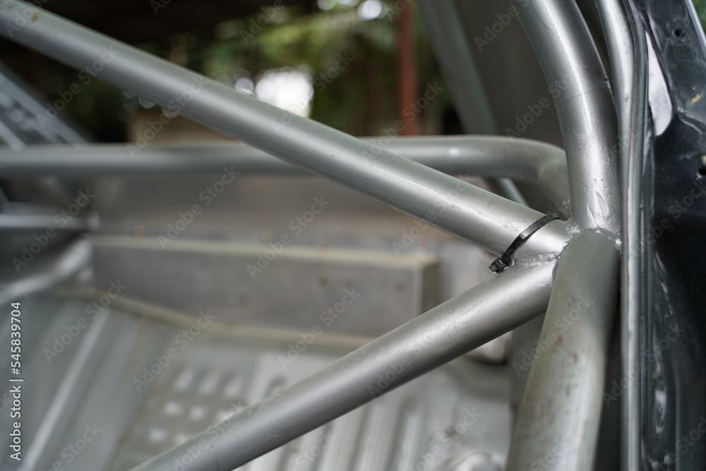 Race car's roll cage design and details Race car's roll cage design and details
