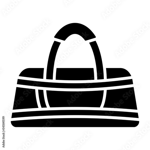 Gym Bag Glyph Icon
