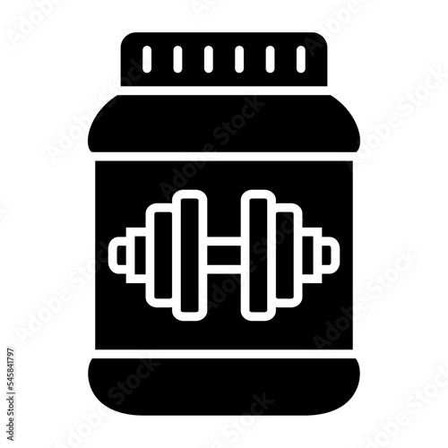 Protein Supplement Glyph Icon