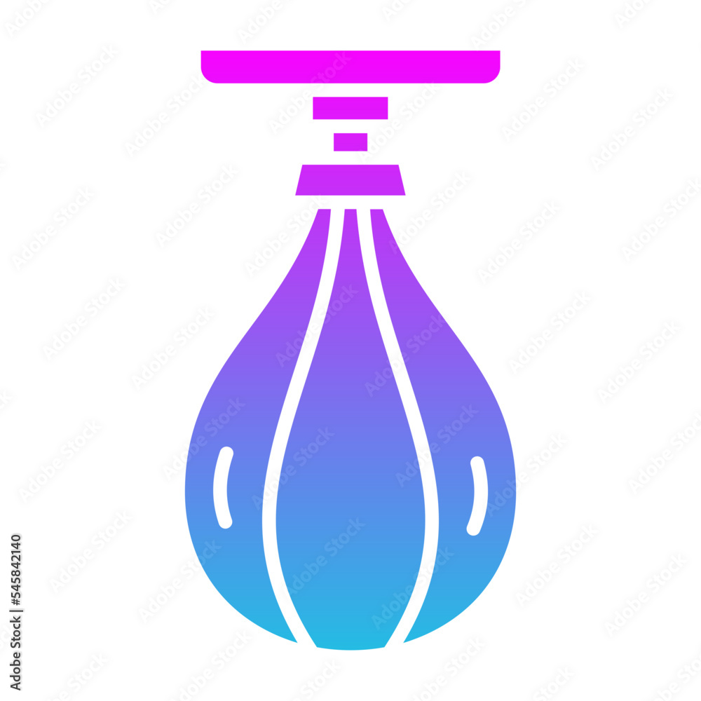 Boxing Bag Glyph Gradient Icon Boxing Bag Glyph Gradient Icon