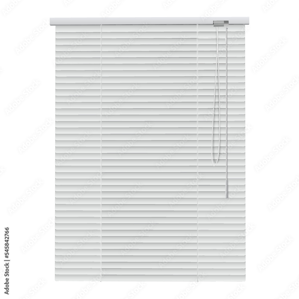 Blinds for windows horizontal aluminum jalousie shade curtains realistic vector illustration Blinds for windows horizontal aluminum jalousie shade curtains realistic vector illustration