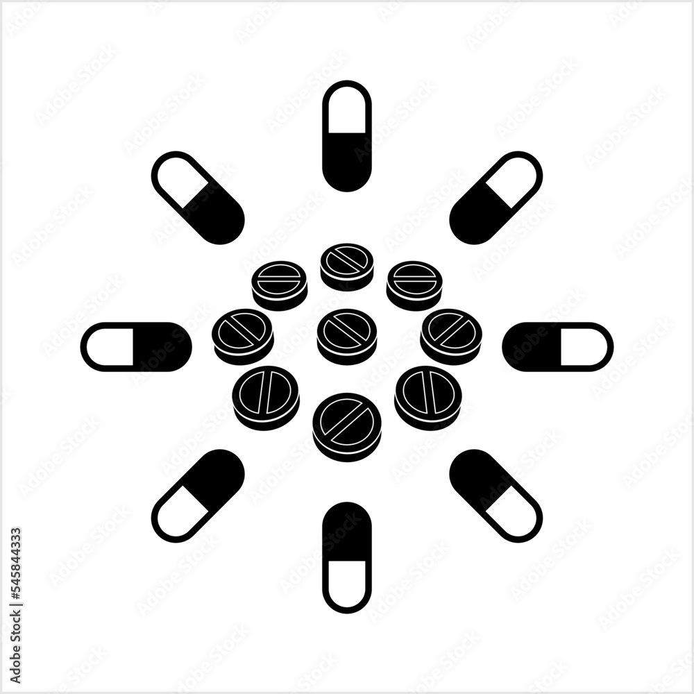 Capsule Pills Icon Capsule Pills Icon