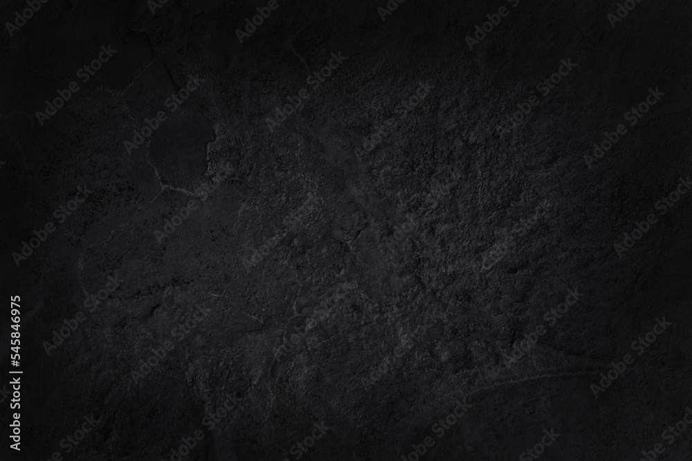 Naklejka premium Dark gray black slate stone wall texture background in natural pattern for decorative interior and exterior.