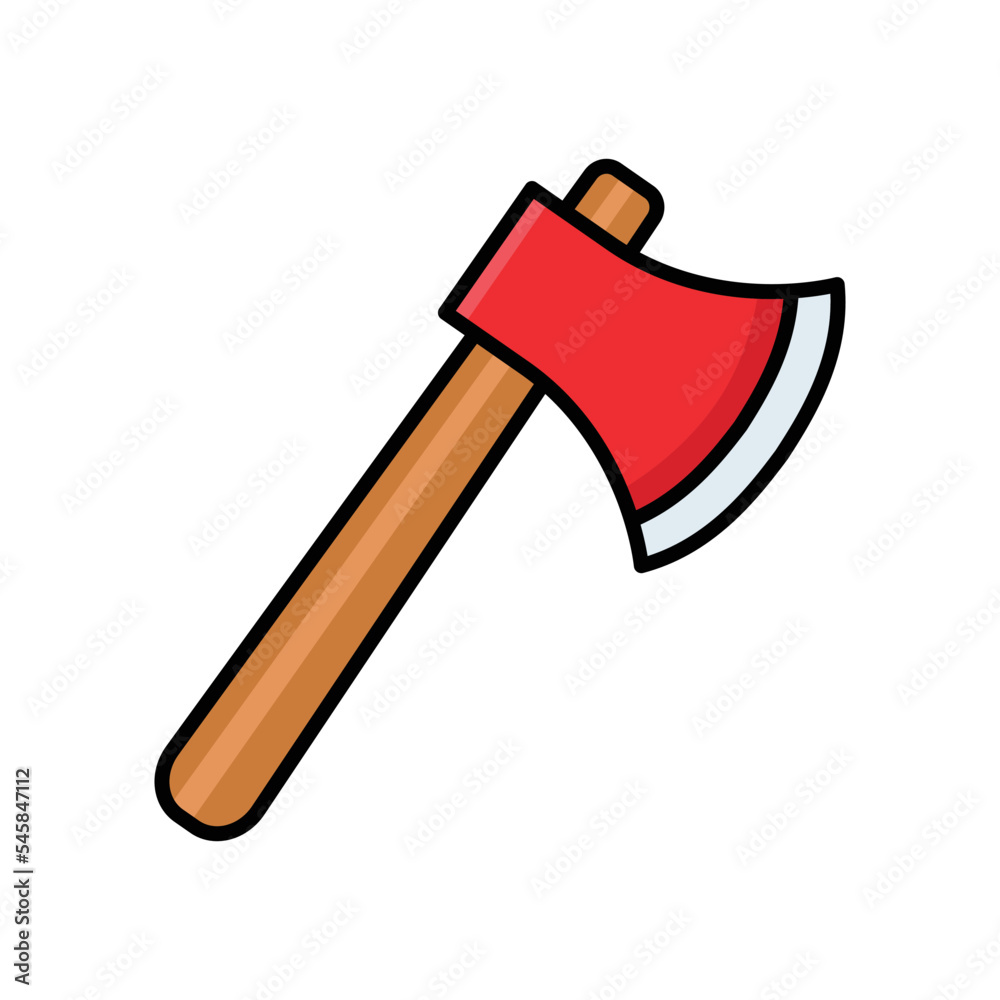 axe icon vector design template in white background axe icon vector design template in white background