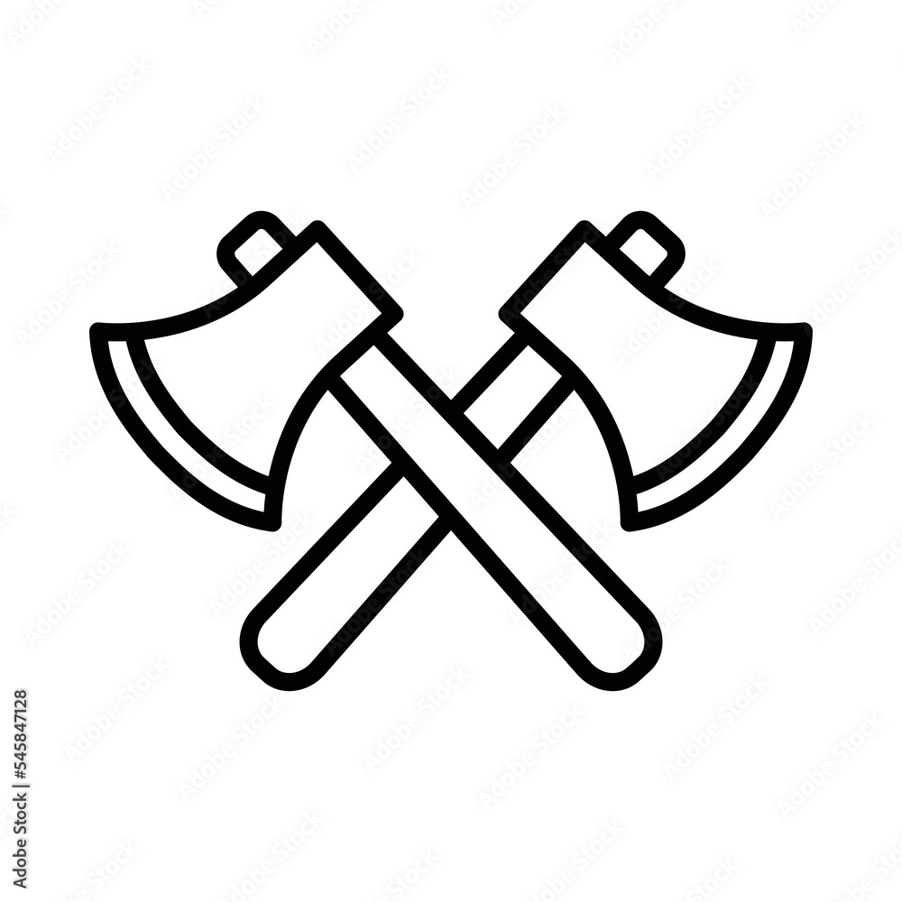 axe icon vector design template in white background axe icon vector design template in white background