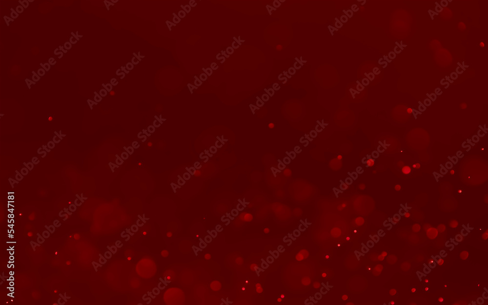 Red glitter bokeh  christmas background