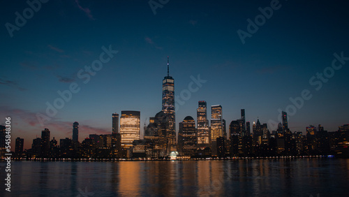 Downtown NYC sunrise photo
