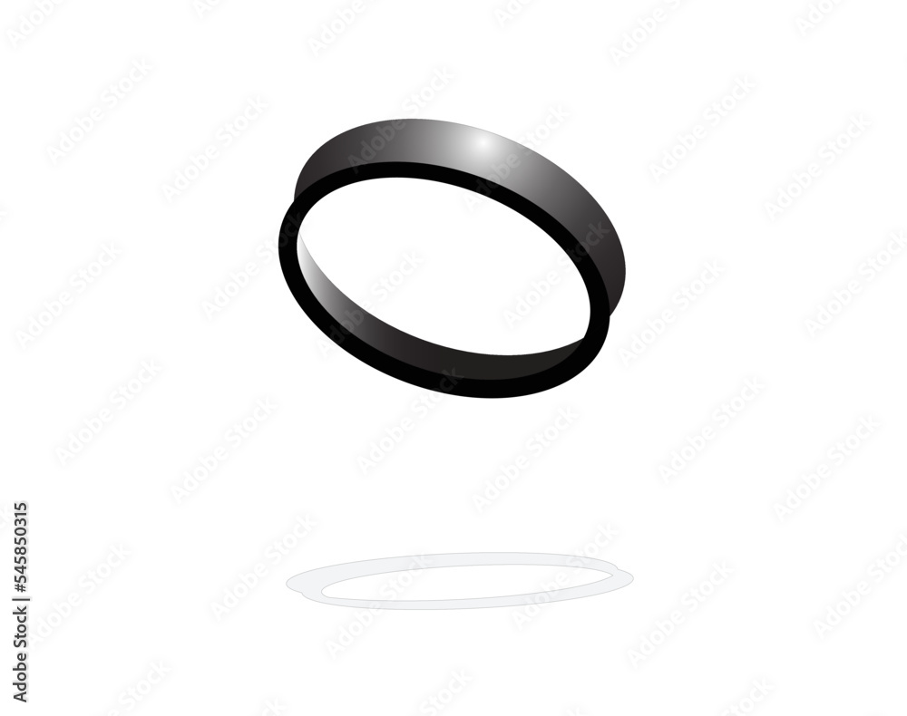 vector icon design of a ring in 3d shape which is usually worn on the finger of both men and women as an accessory vector icon design of a ring in 3d shape which is usually worn on the finger of both men and women as an accessory