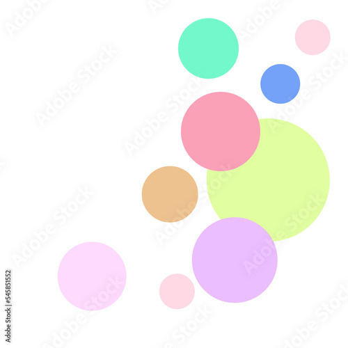 Elements abstract retro style 80s-90s circular pattern