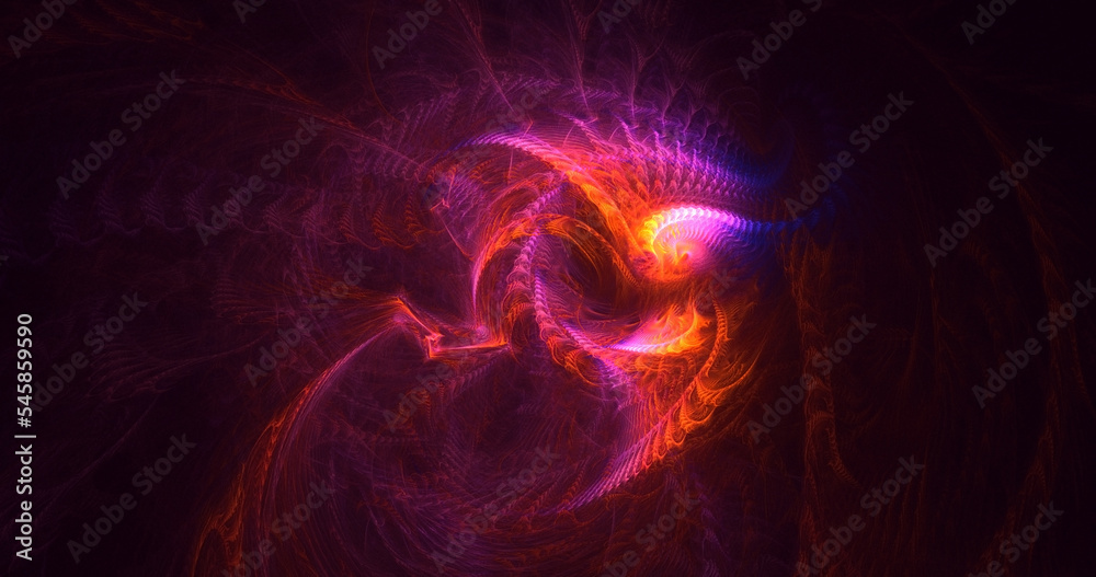 3D rendering abstract multicolor fractal light background 3D rendering abstract multicolor fractal light background