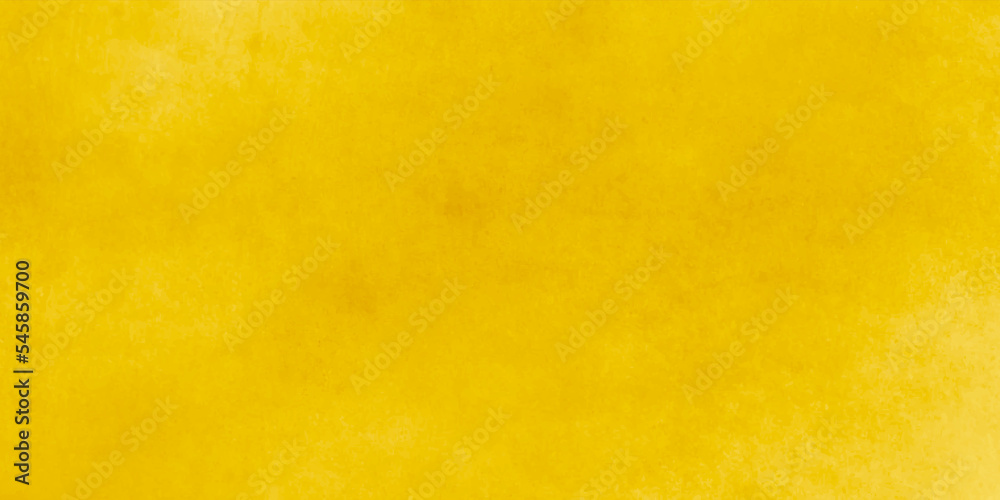 Yellow Abstract Watercolor Background 