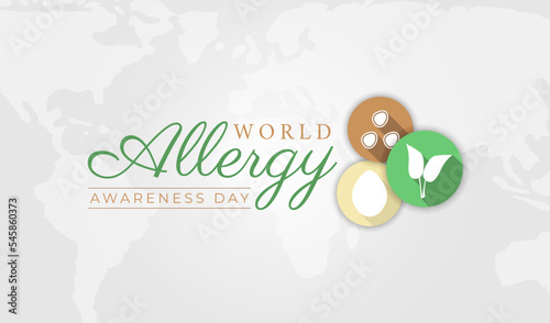 World Allergy Awareness Day Illustration
