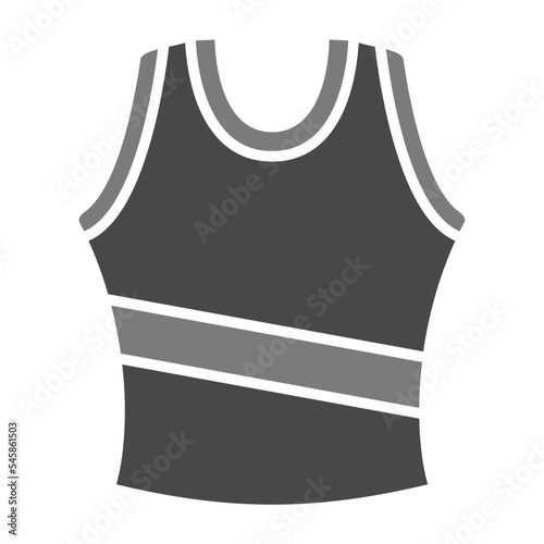 Singlet Greyscale Glyph Icon