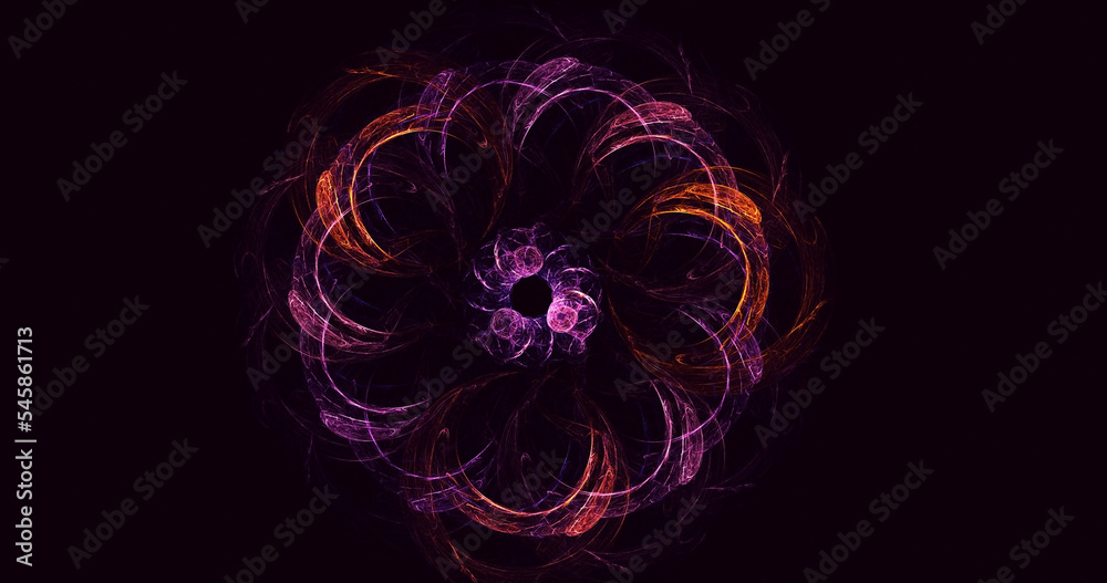 3D rendering abstract round light background 3D rendering abstract round light background