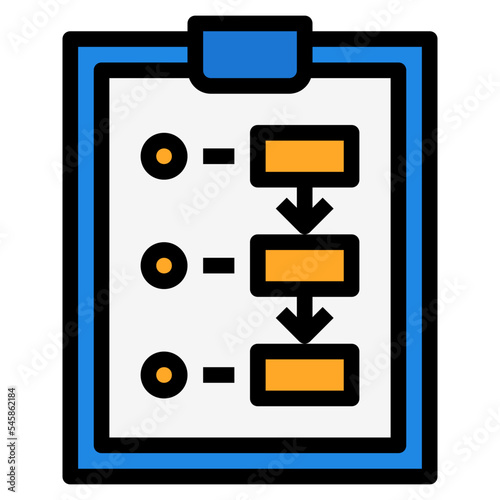 storyboard filled outline icon
