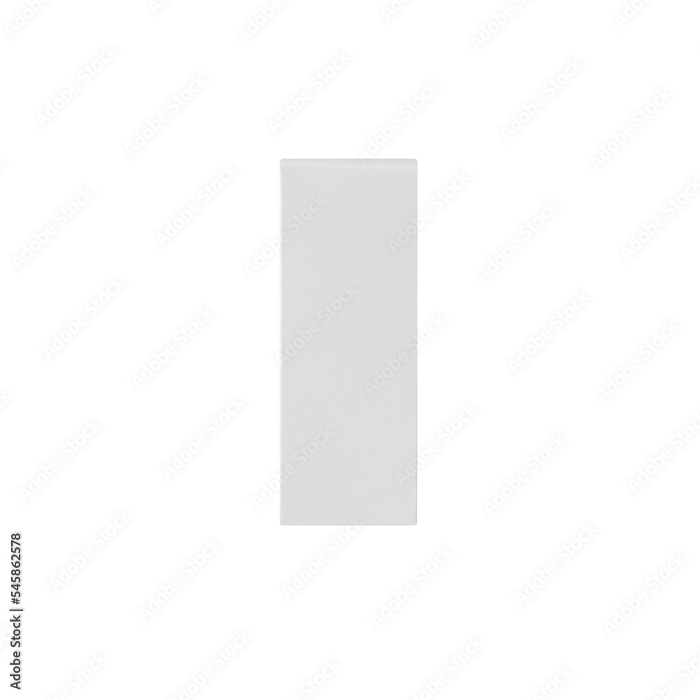 White box mockup cutout, Png file. White box mockup cutout, Png file.