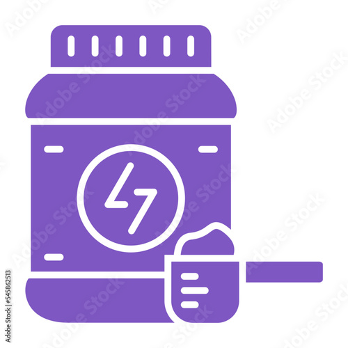Supplement Multicolor Glyph Icon